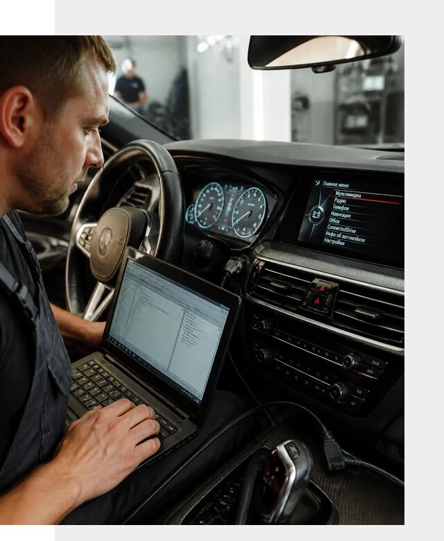 Русификация приборной панели BMW для авто в Электростали от компании