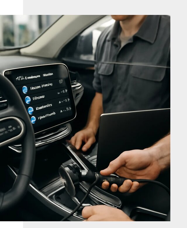 Установка приложений Geely для мультимедиа автомобиля в Электростали